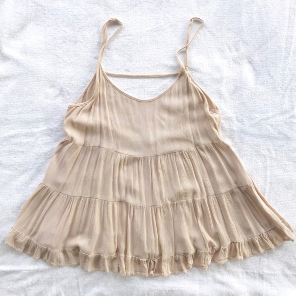 paper crane boho tank